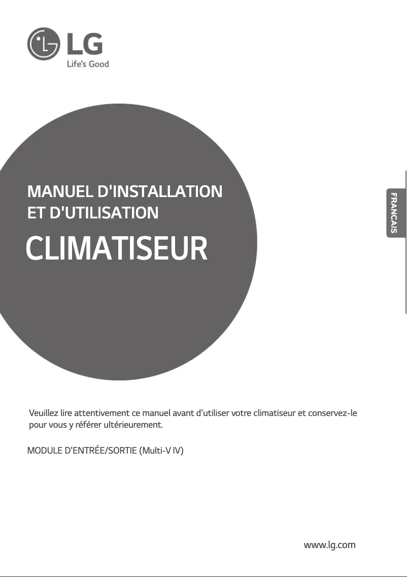Image de la première page du manuel de l'appareil PVDSMN000