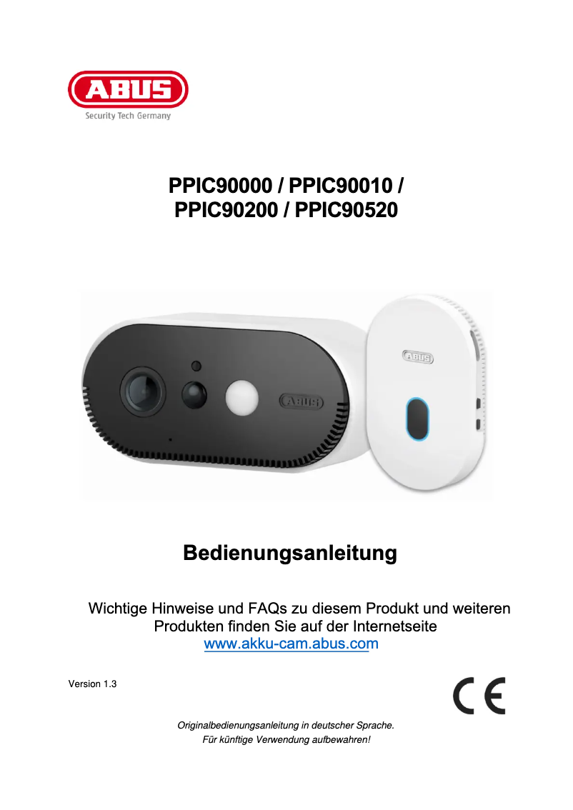 Image de la première page du manuel de l'appareil PPIC90520C