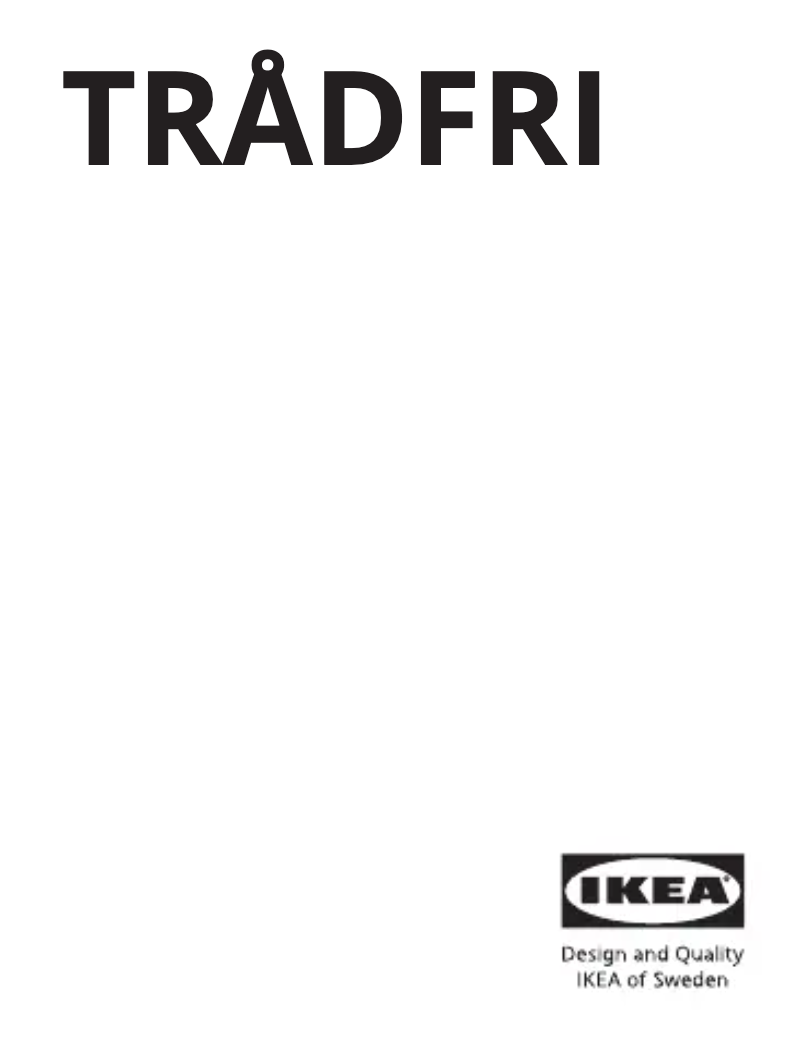 Image de la première page du manuel de l'appareil TRÅDFRI 104.897.40