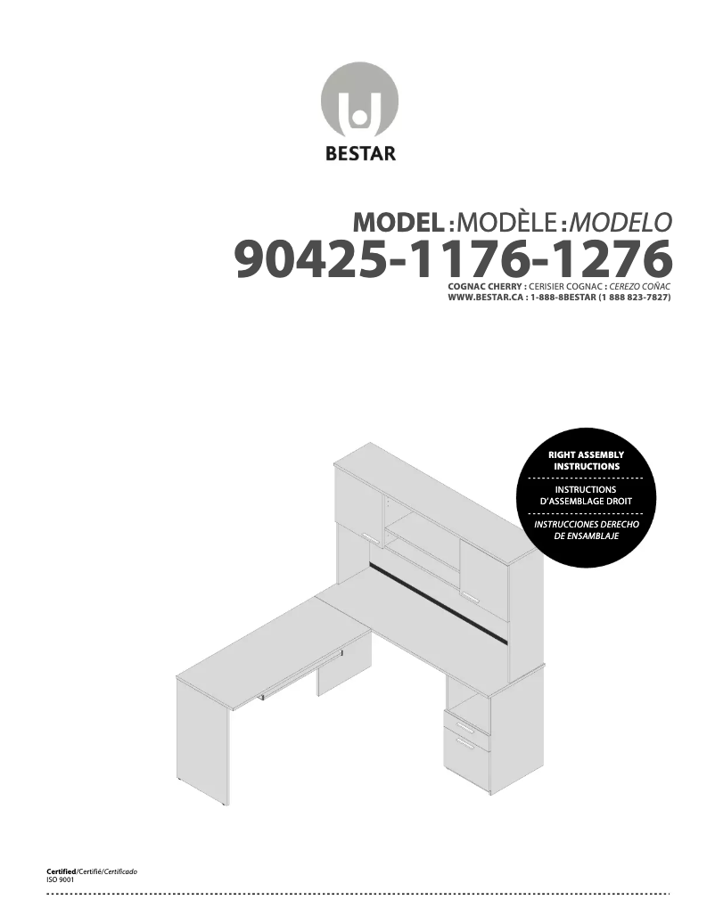 Página 1 del manual Manual de usuario Bestar Flame 90425-76