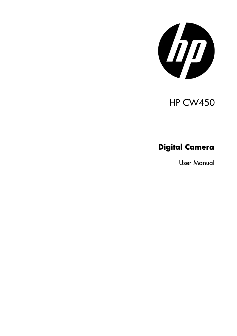 Page 1 de la notice Manuel utilisateur HP CW450