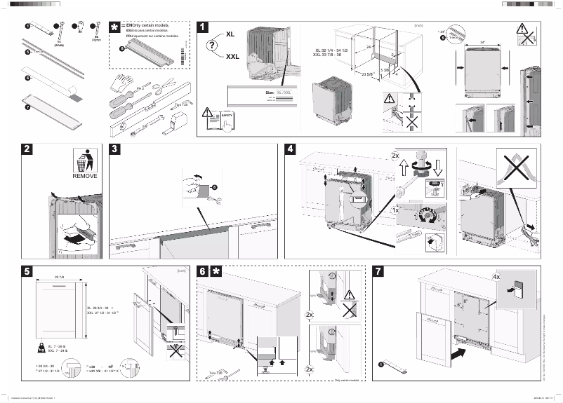 Image de la première page du manuel de l'appareil DFI675XXL