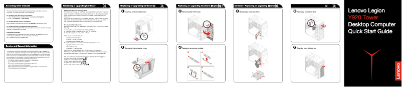 Image de la première page du manuel de l'appareil Legion Y920T