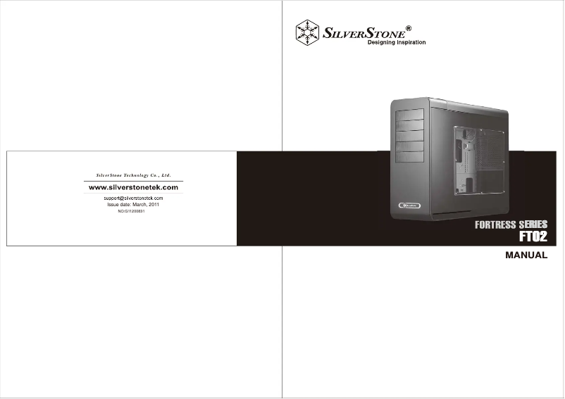Page n°1 - Manuel utilisateur Silverstone Fortress FT02