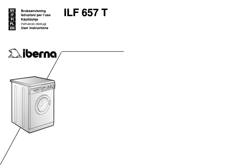 Image de la première page du manuel de l'appareil LB ILF 657 T