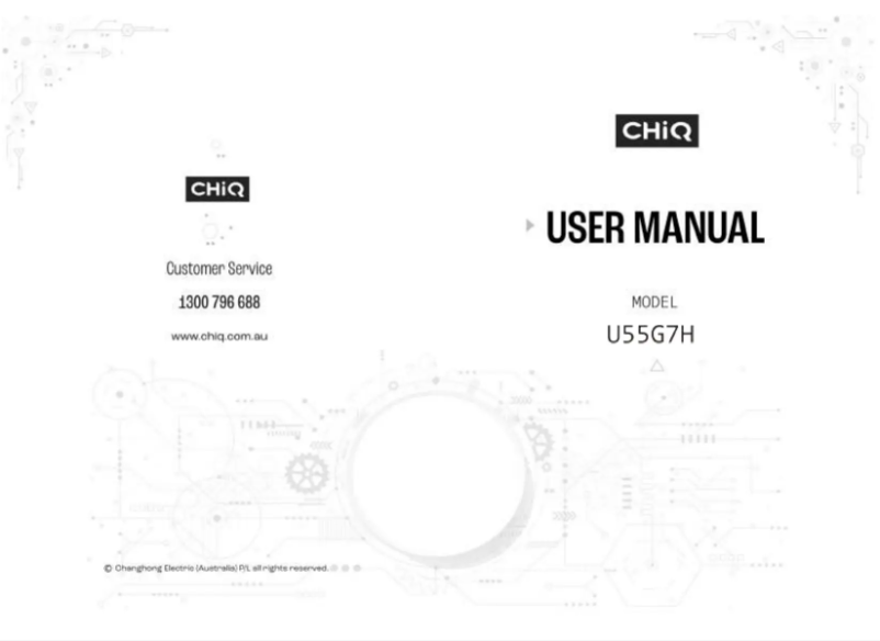Image de la première page du manuel de l'appareil U55G7H