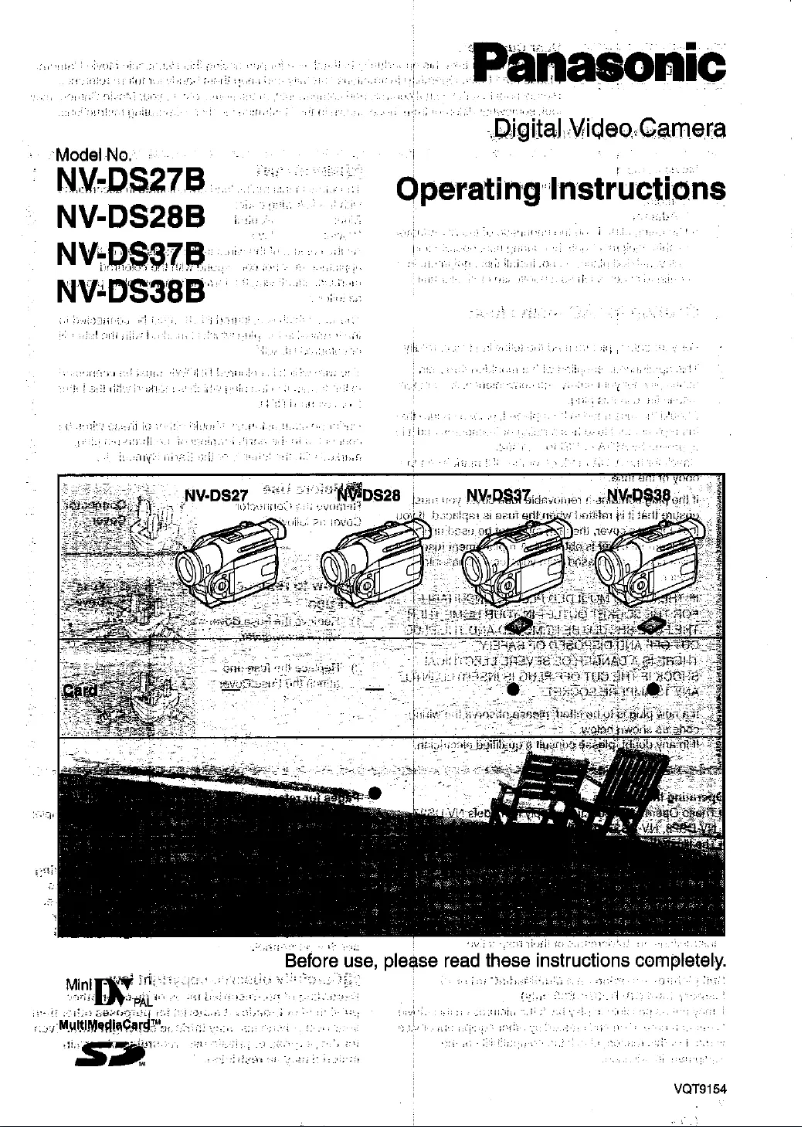 Image de la première page du manuel de l'appareil NV-DS28