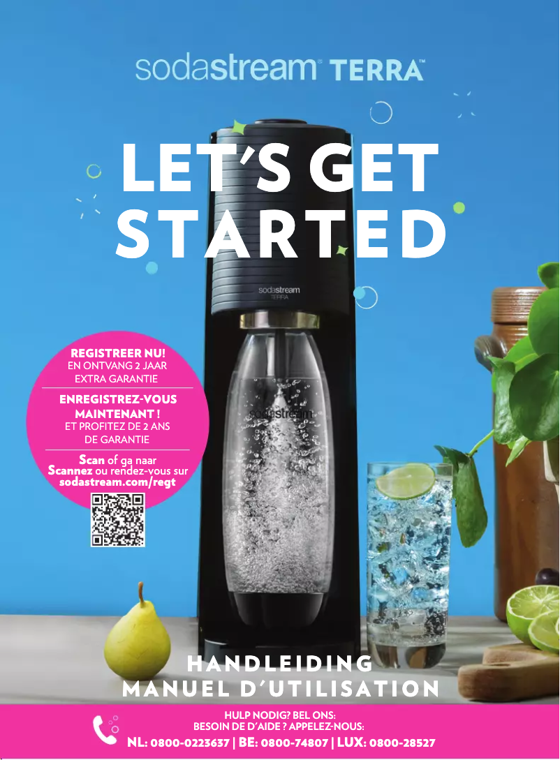 Page n°1 - Manuel utilisateur SodaStream TERRA
