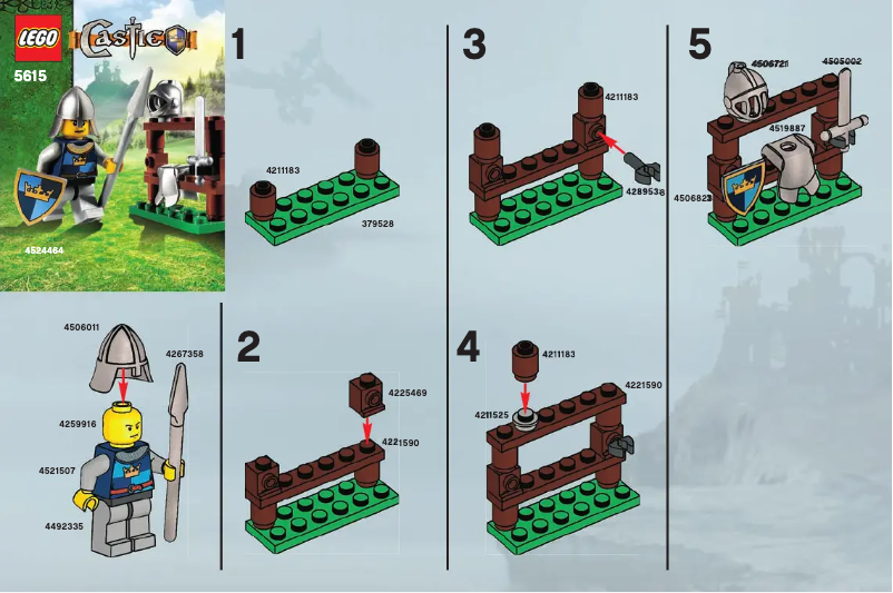 Page n°1 - Manuel utilisateur Lego THe Knight