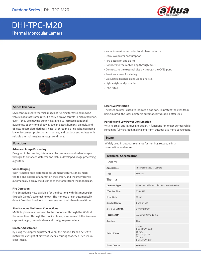 Image de la première page du manuel de l'appareil TPC-M20