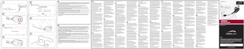 Page 1 de la notice Manuel utilisateur Speed-Link Argos SL-4472