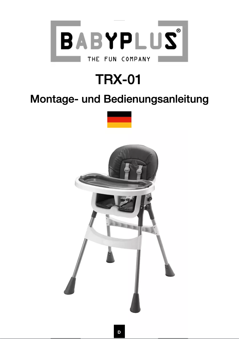 Image de la première page du manuel de l'appareil TRX-01