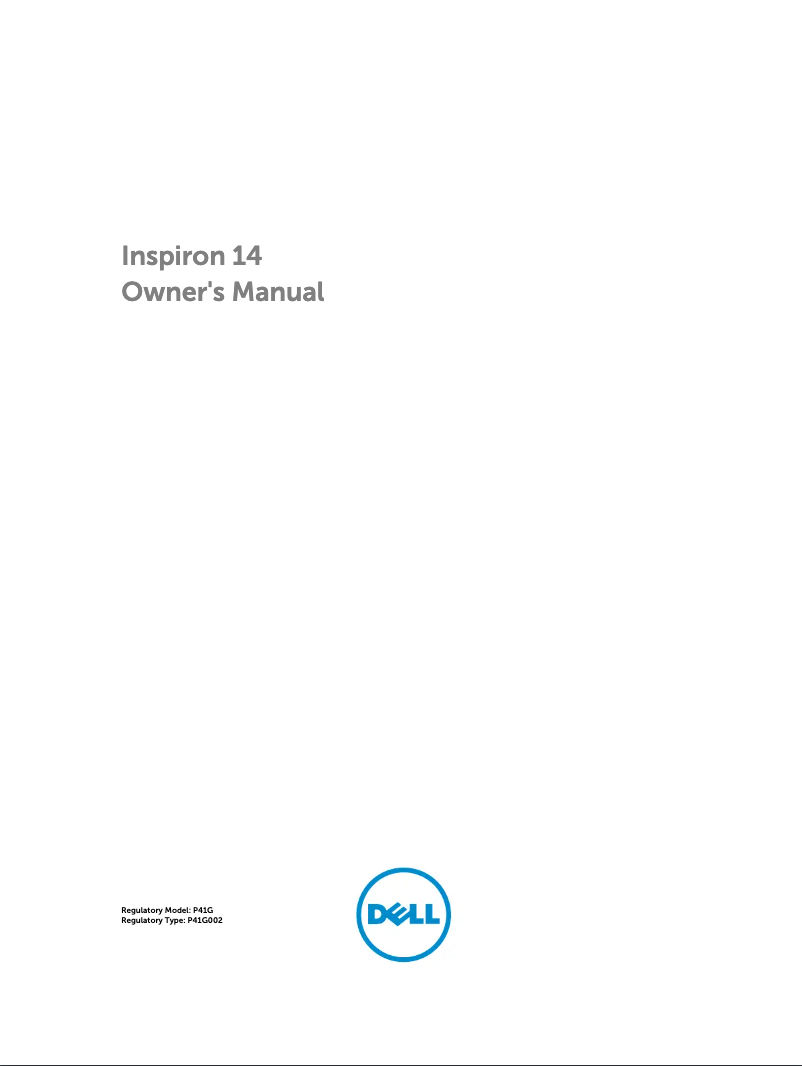 Page 1 de la notice Manuel utilisateur Dell Inspiron 5439
