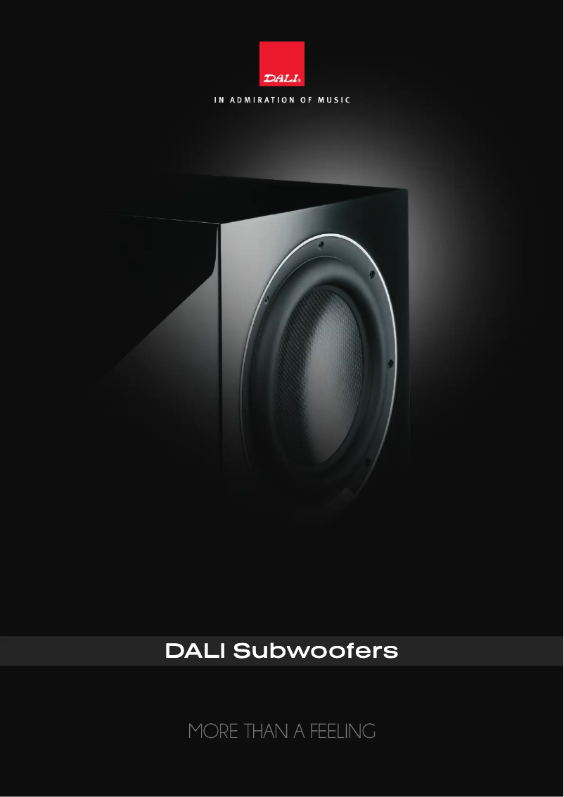 Page n°1 - Brochure Dali SUB E-12 F