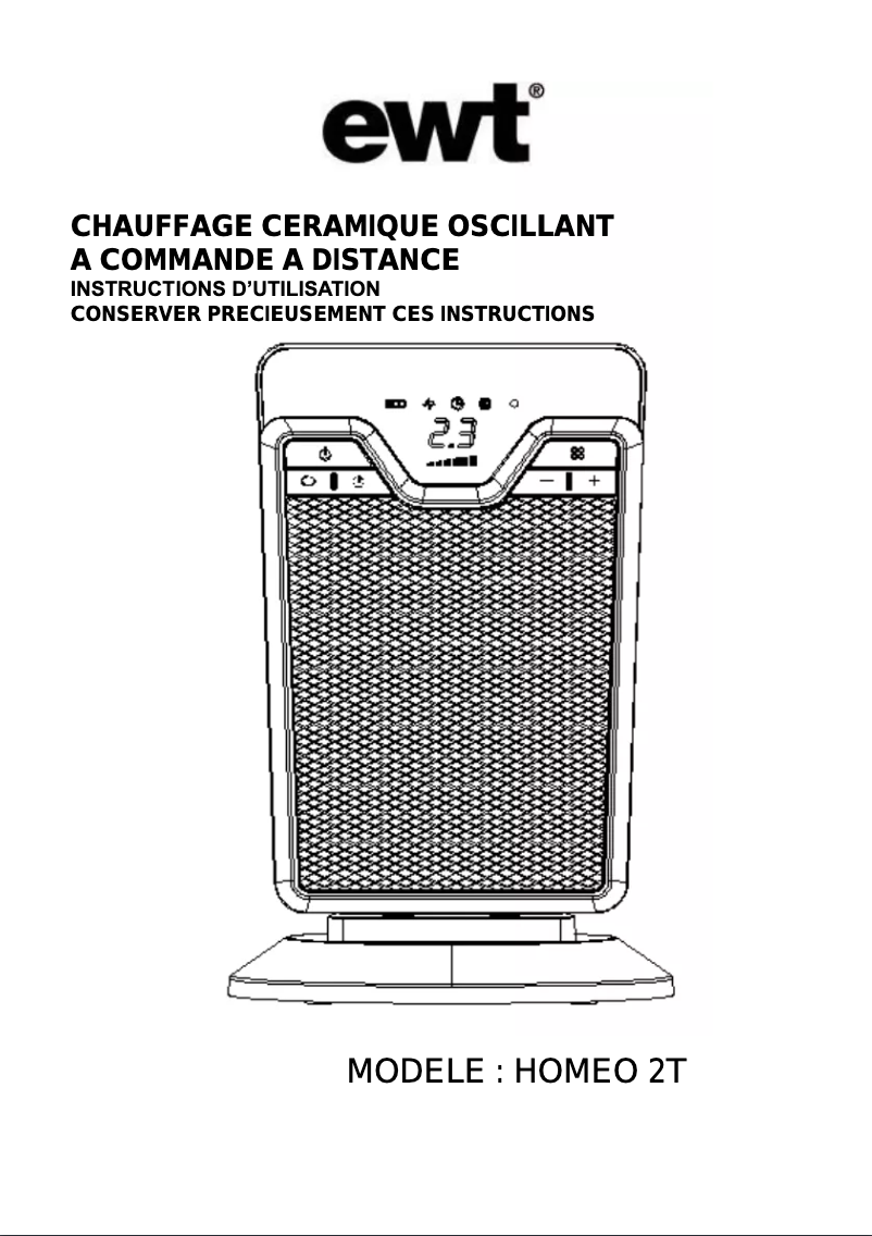 Página 1 del manual Manual de usuario EWT HOMEO2T
