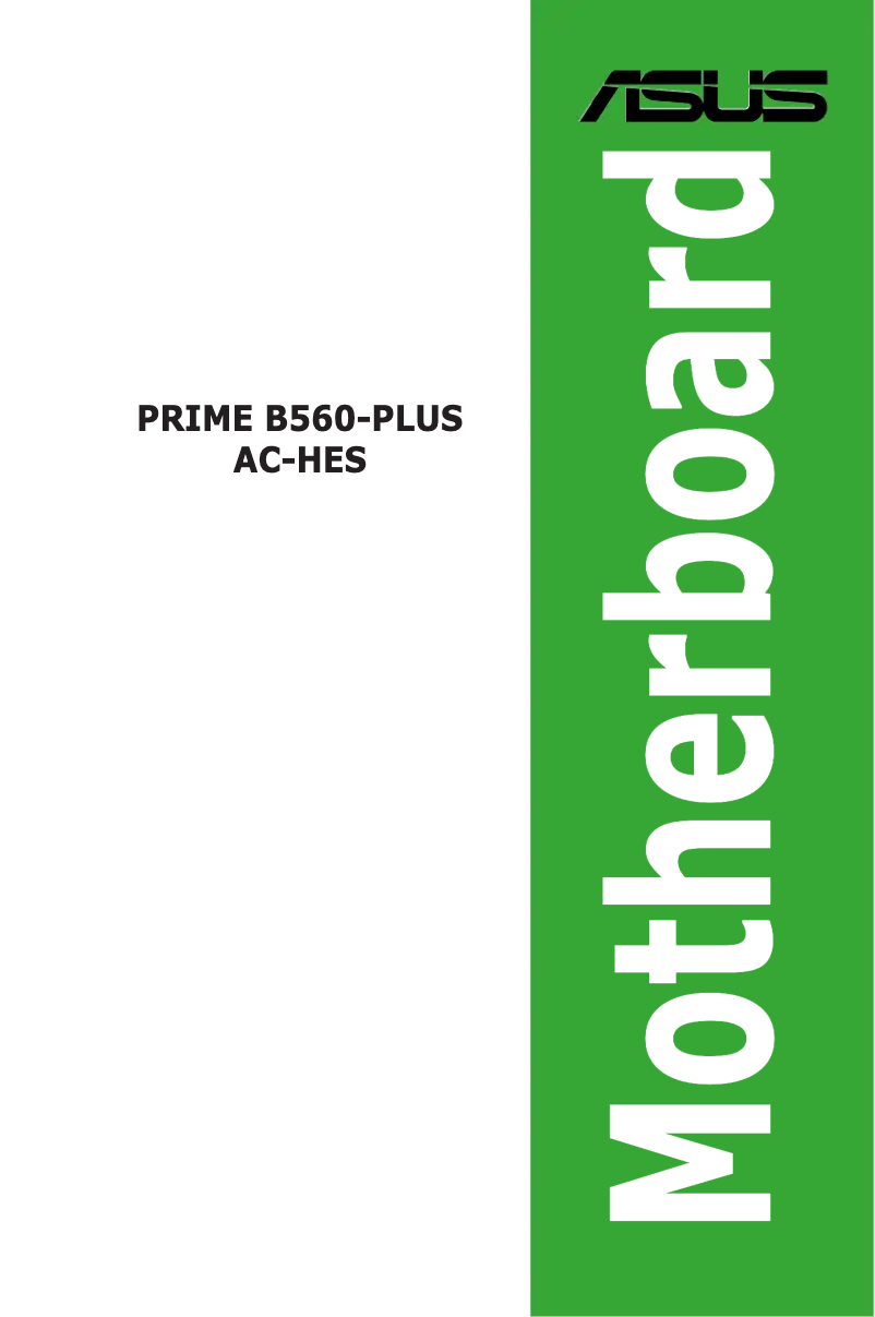 Page 1 de la notice Manuel utilisateur Asus Prime B560-PLUS AC-HES