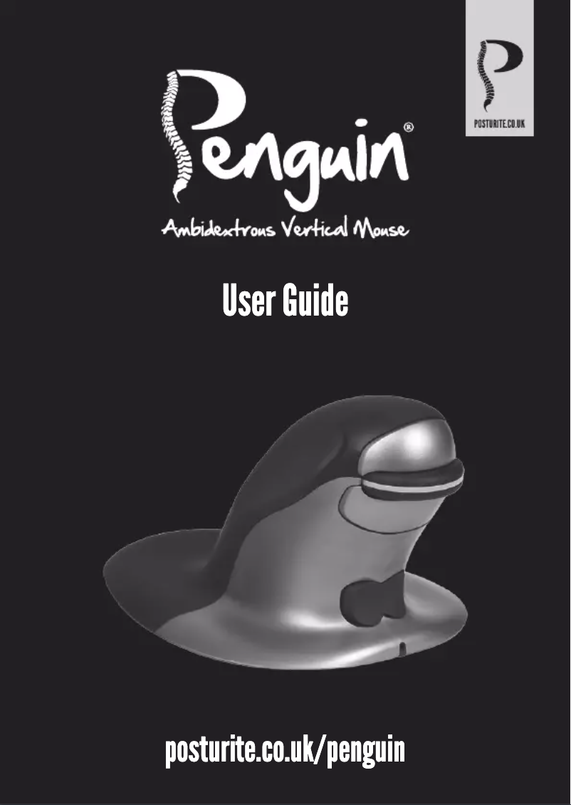 Page 1 de la notice Manuel utilisateur Posturite Penguin Ambidextrous Vertical