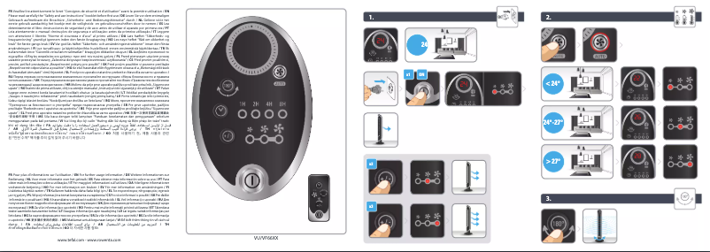 Page 1 de la notice Manuel utilisateur Tefal Fresh 180° VF6670