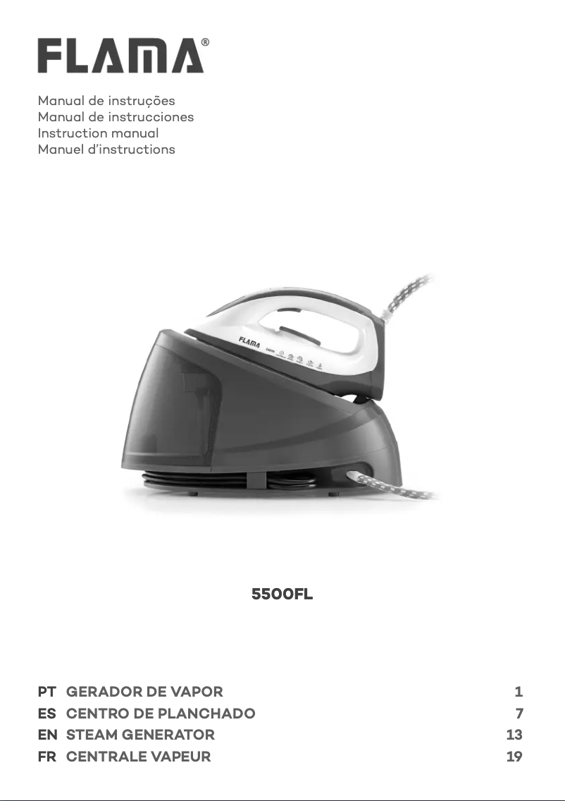 Image de la première page du manuel de l'appareil 5500FL