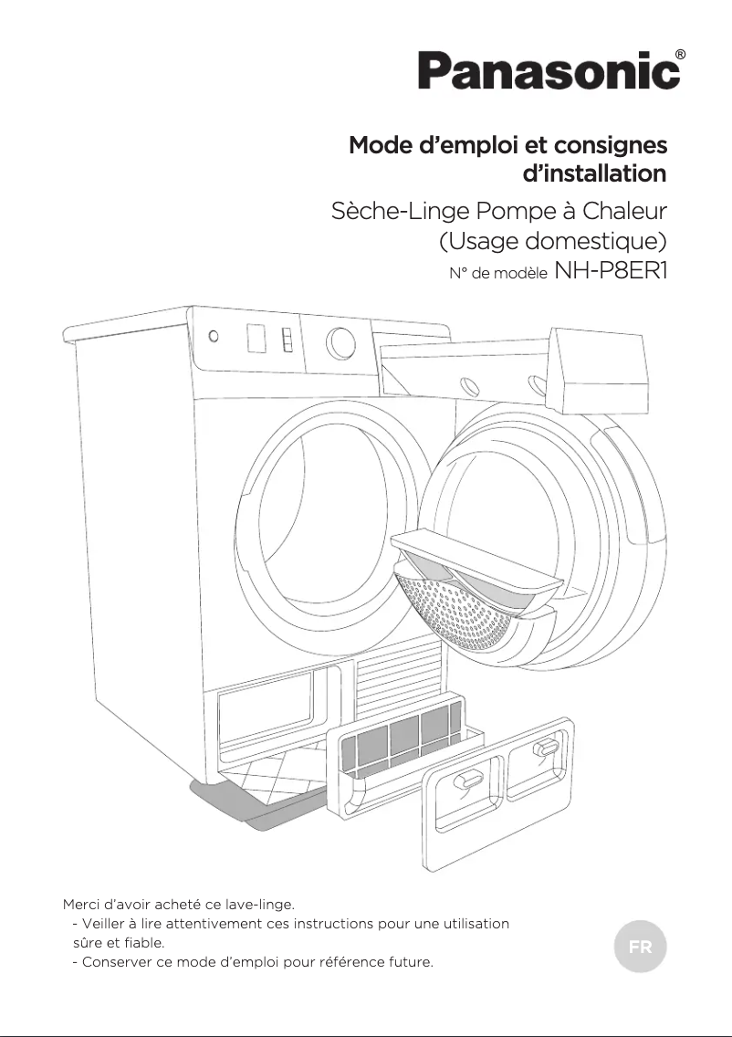 Image de la première page du manuel de l'appareil NH-P8ER1