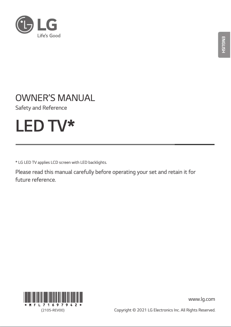 Page 1 de la notice Manuel utilisateur LG 55UP751C0ZF
