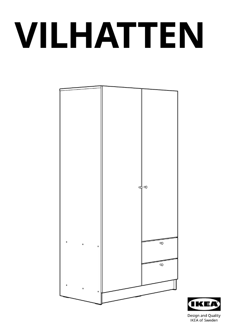 Imagen de la primera página del manual del dispositivo VILHATTEN 305.306.11