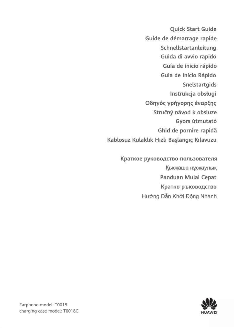 Image de la première page du manuel de l'appareil FreeBuds Pro 3