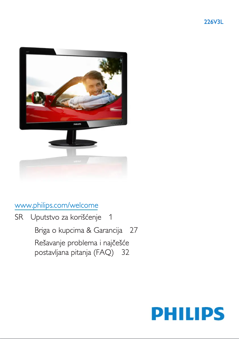 Page n°1 - Manuel utilisateur Philips 226V3LSB8