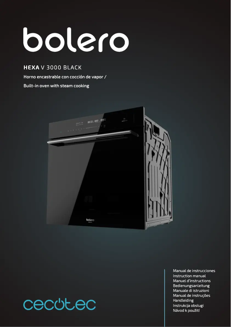 Página 1 del manual Manual de usuario Cecotec Bolero Hexa V 3000 Black