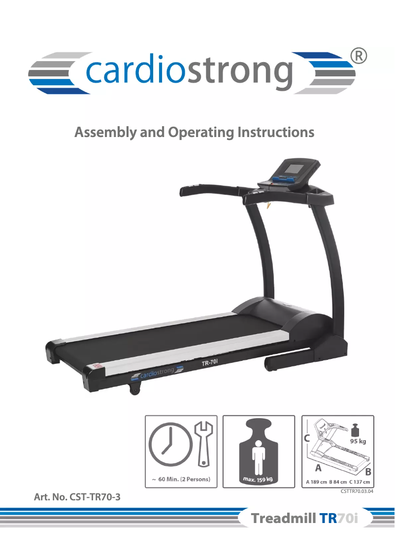 Image de la première page du manuel de l'appareil TR70i