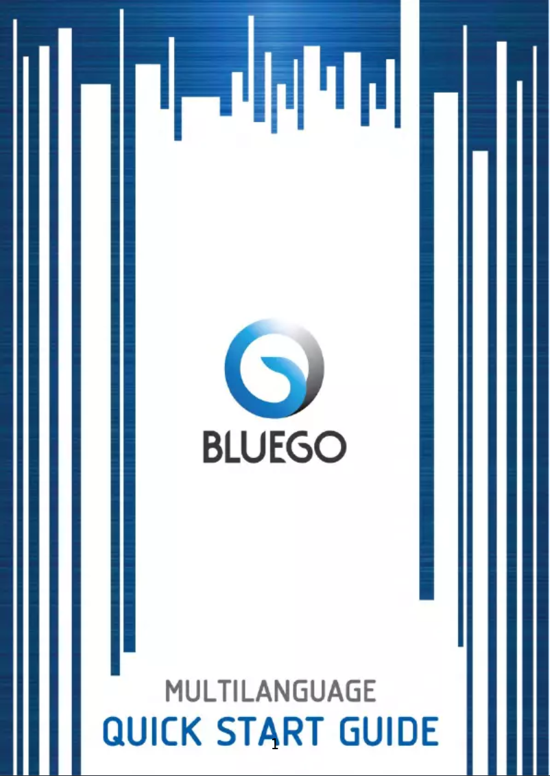 Page 1 de la notice Manuel utilisateur Bluego BG-G559T-K