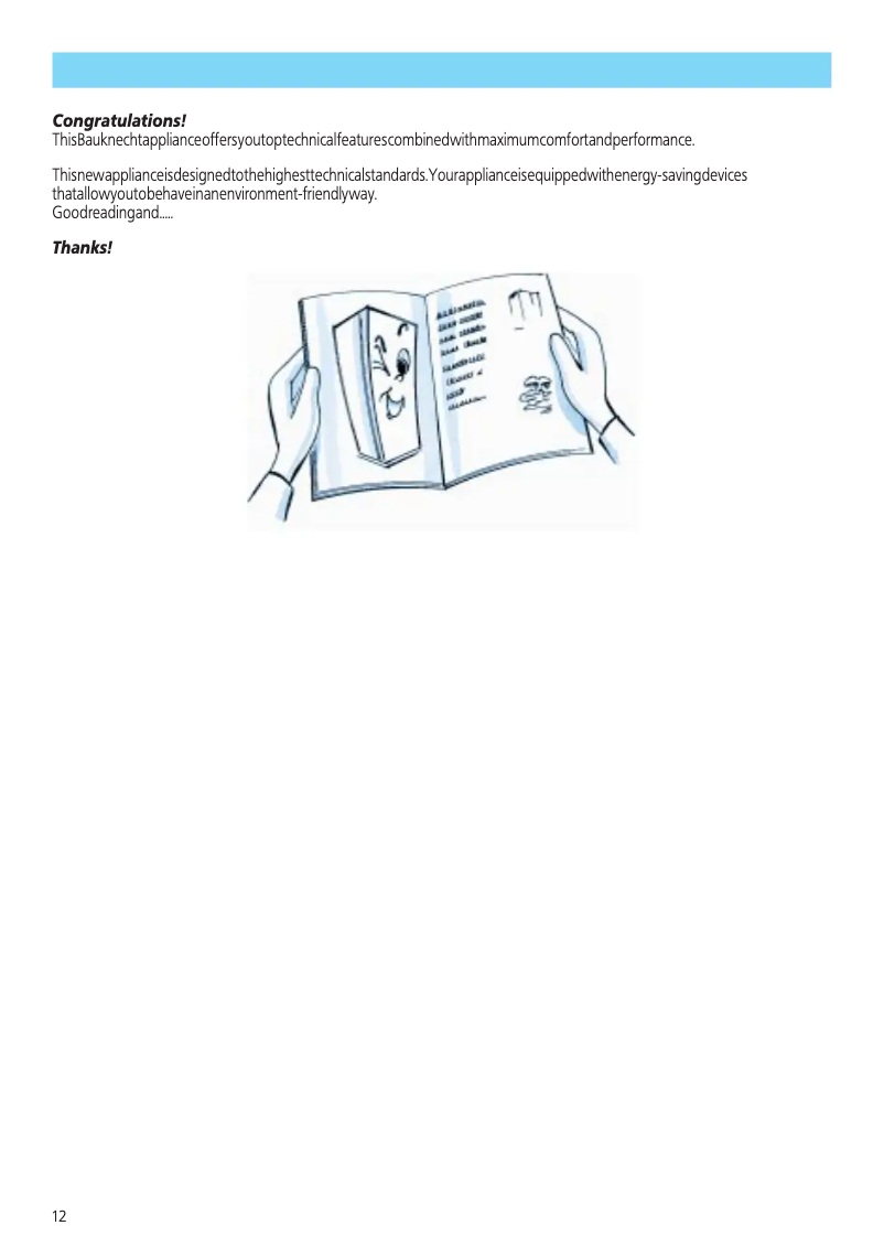 Page n°1 - Manuel utilisateur Bauknecht KVI 1300/A-LH