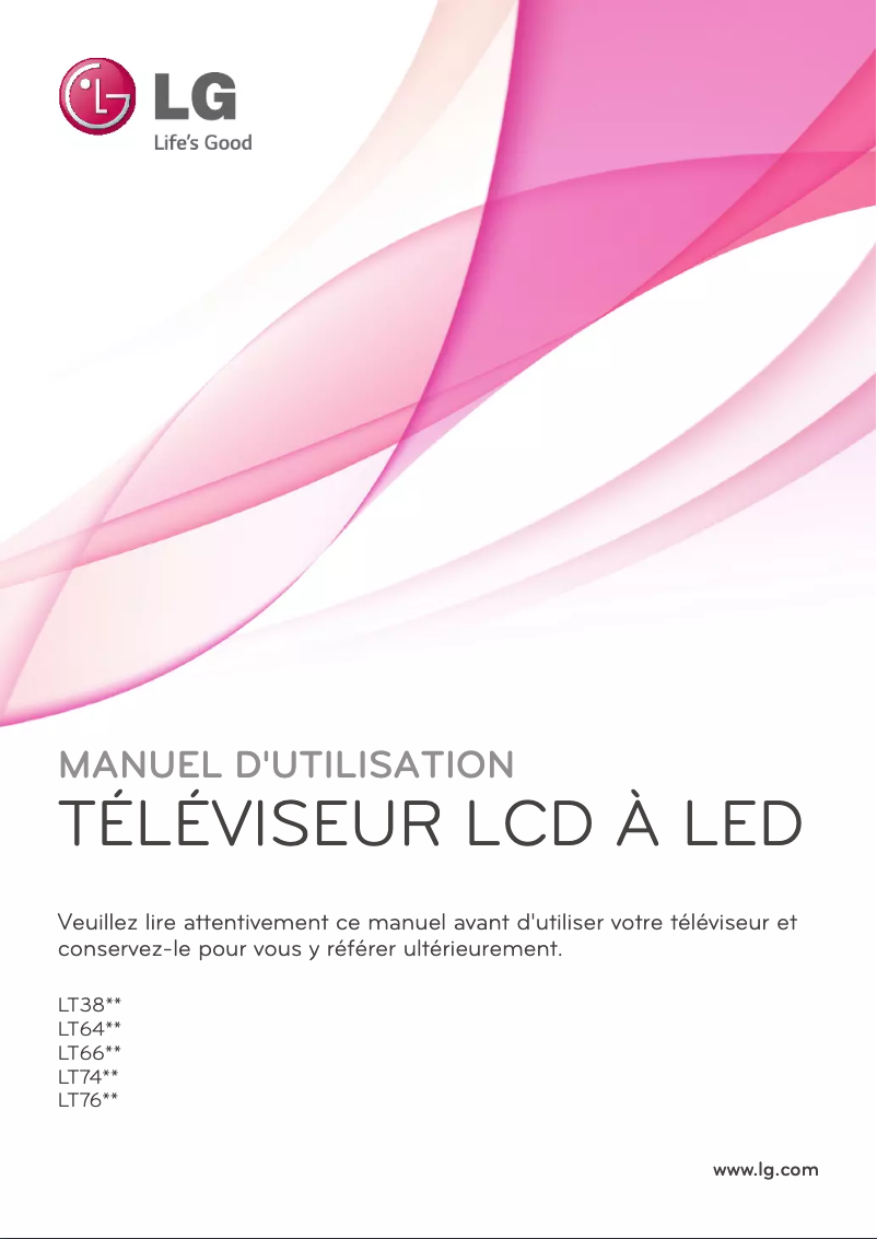 Page n°1 - Manuel utilisateur LG 37LT760H