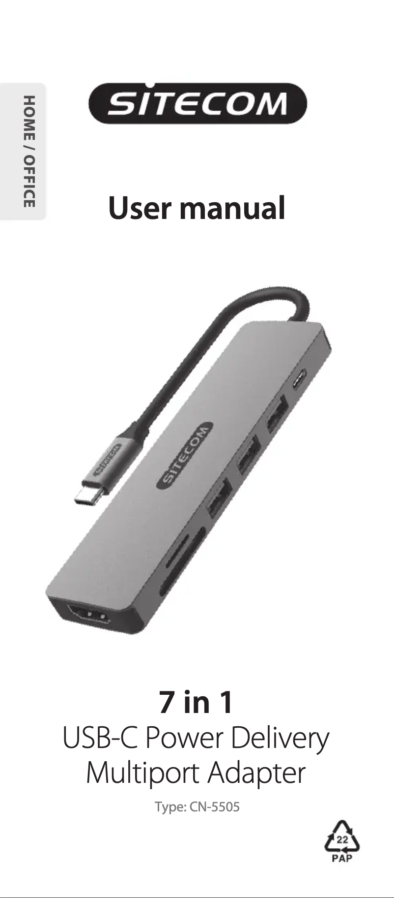 Image de la première page du manuel de l'appareil CN-5505