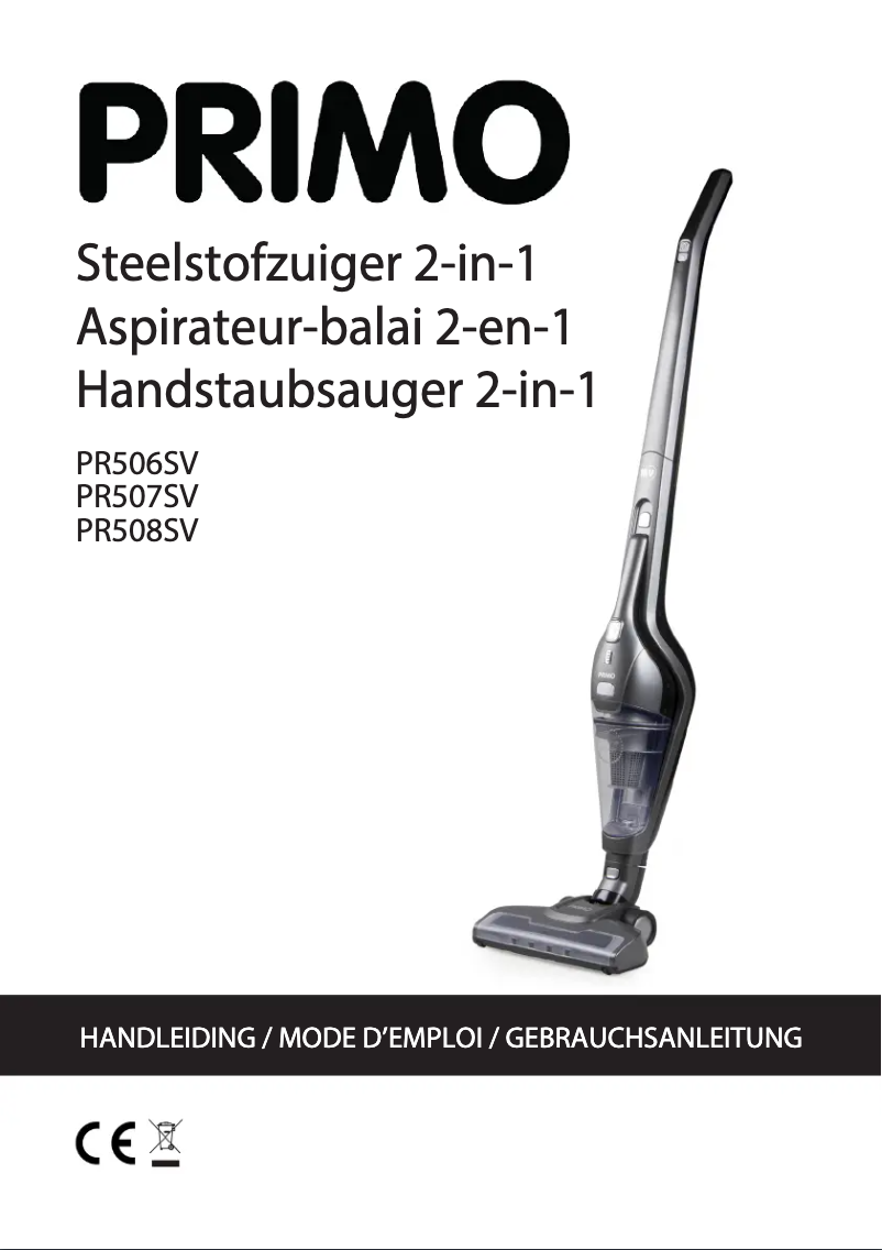 Page n°1 - Manuel utilisateur Primo PR507SV