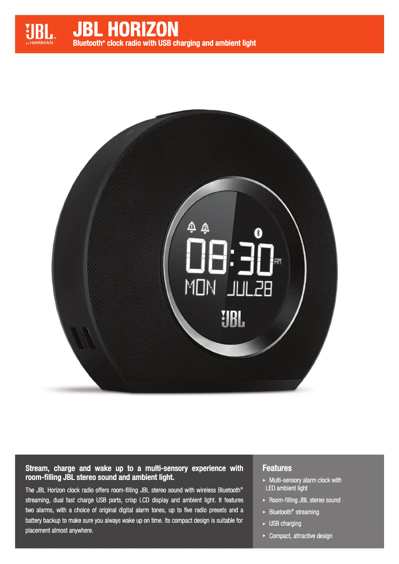 Image de la première page du manuel de l'appareil Horizon