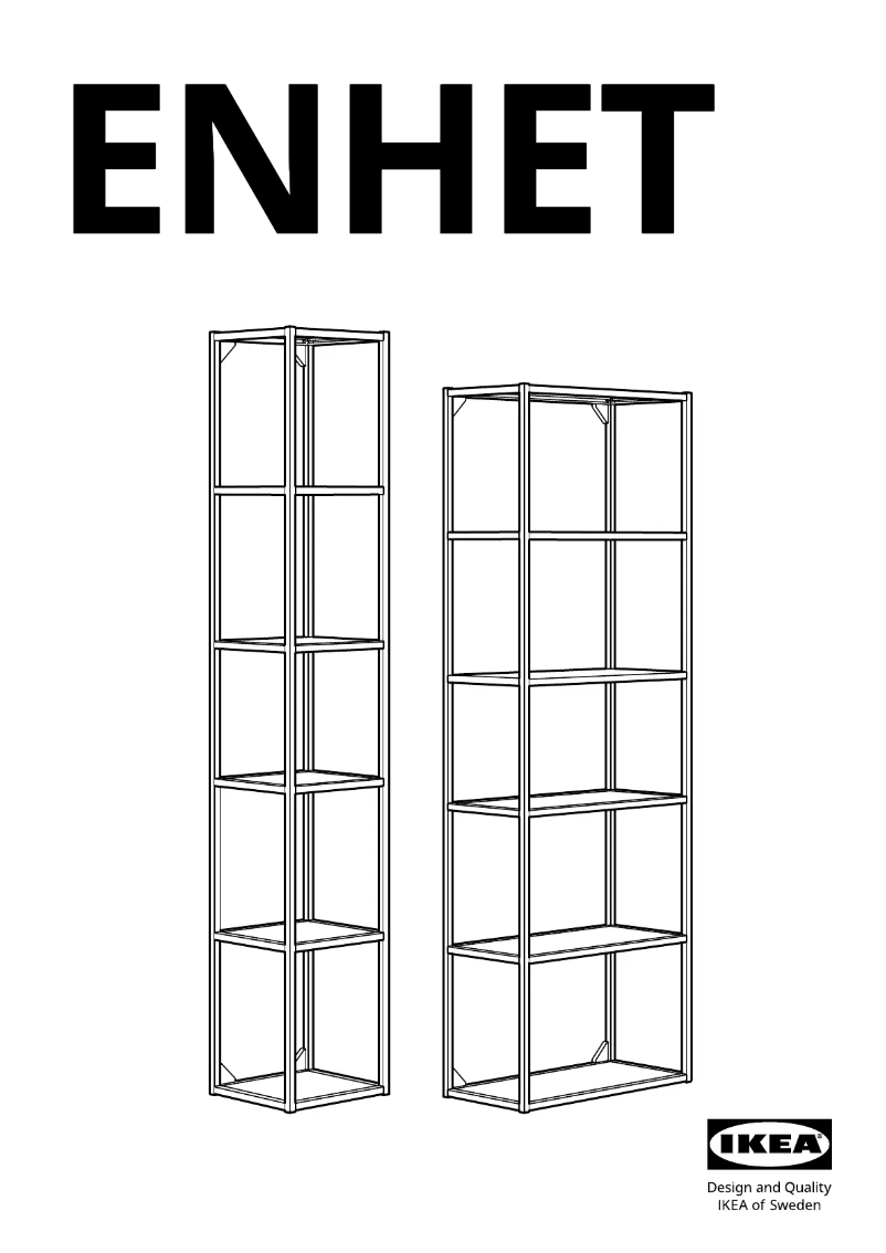 Página 1 del manual Manual de usuario Ikea ENHET 204.489.47