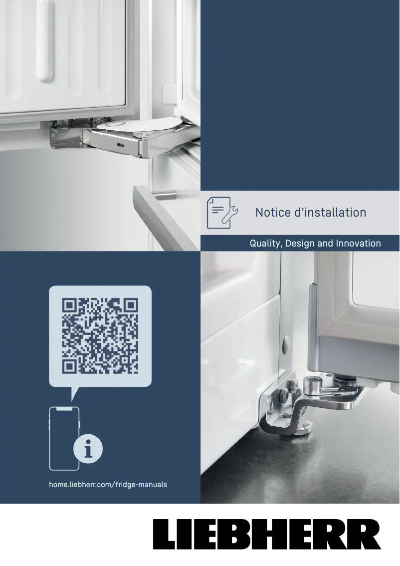 Page n°1 - Guide d'installation Liebherr Rd 4600 Pure