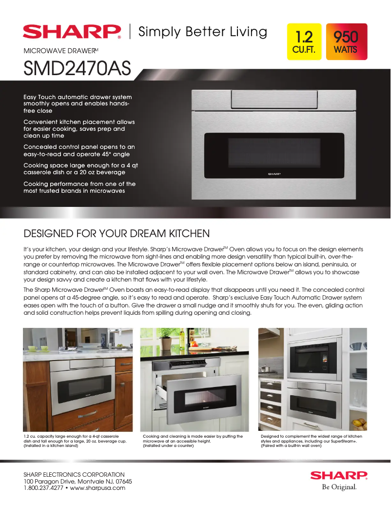 Image de la première page du manuel de l'appareil SMD2470AS