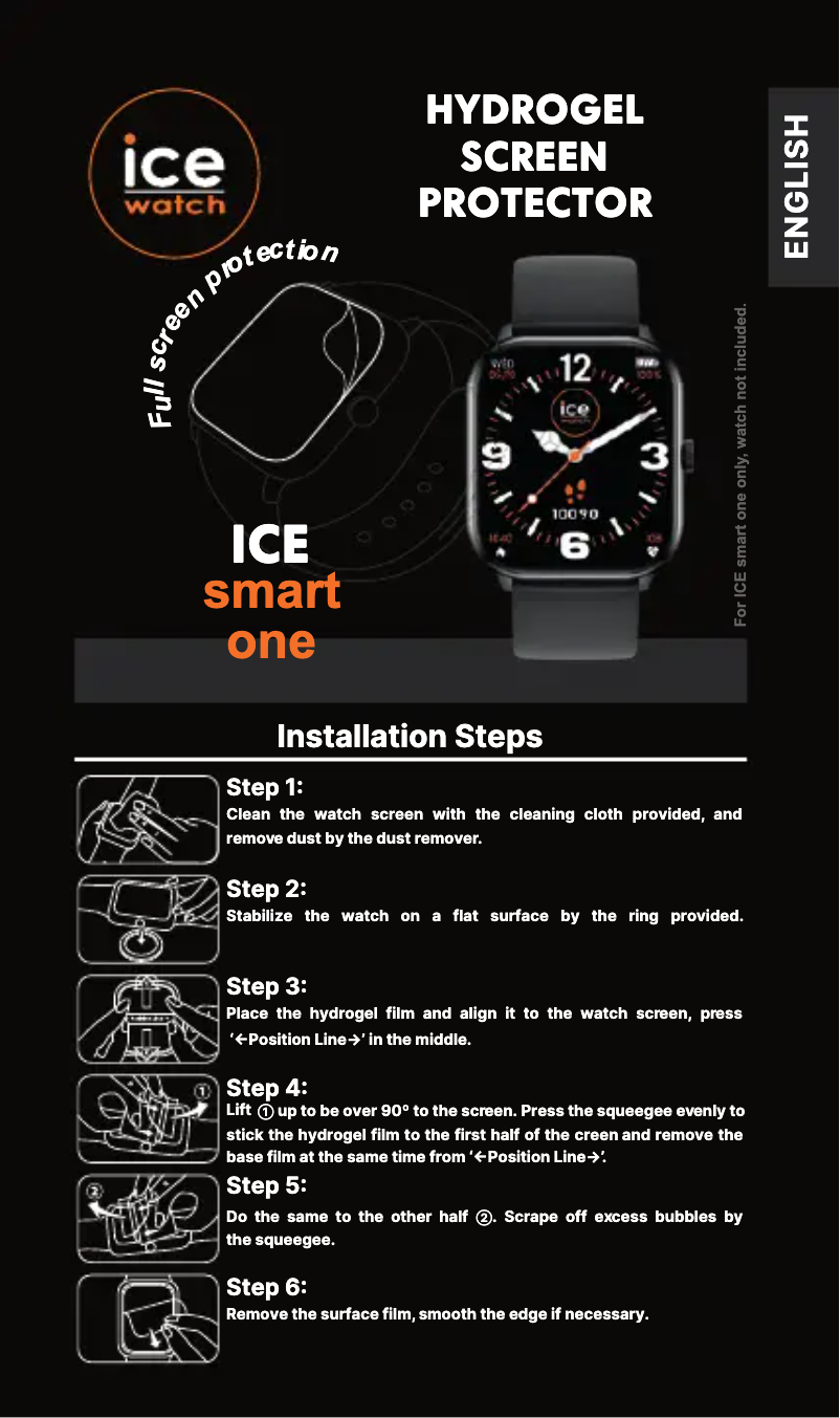Image de la première page du manuel de l'appareil Screen Protection