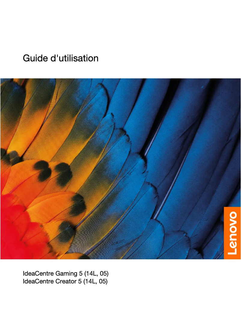 Page n°1 - Manuel utilisateur Lenovo IdeaCentre Gaming 5