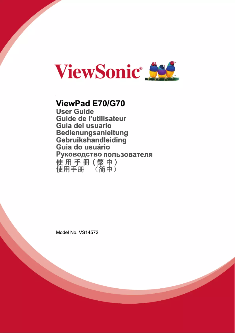 Página 1 del manual Manual de usuario Viewsonic ViewPad G70