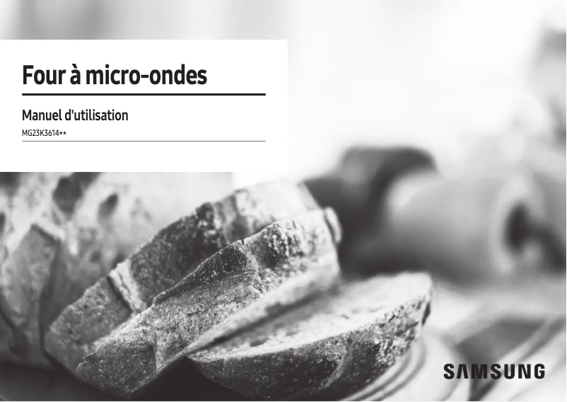 Page n°1 - Manuel utilisateur Samsung MG23K3614AK