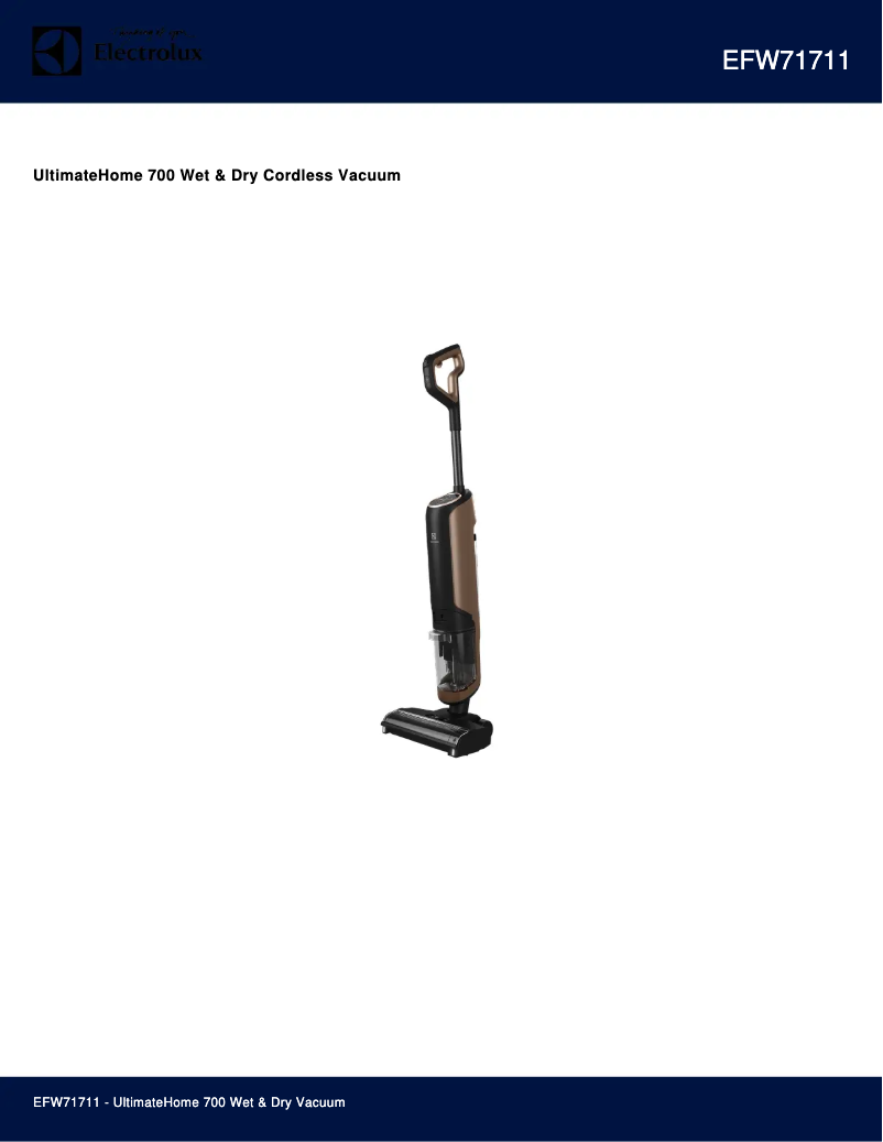 Image de la première page du manuel de l'appareil UltimateHome 700