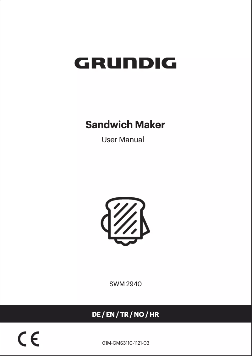 Page 1 de la notice Manuel utilisateur Grundig SWM 2940