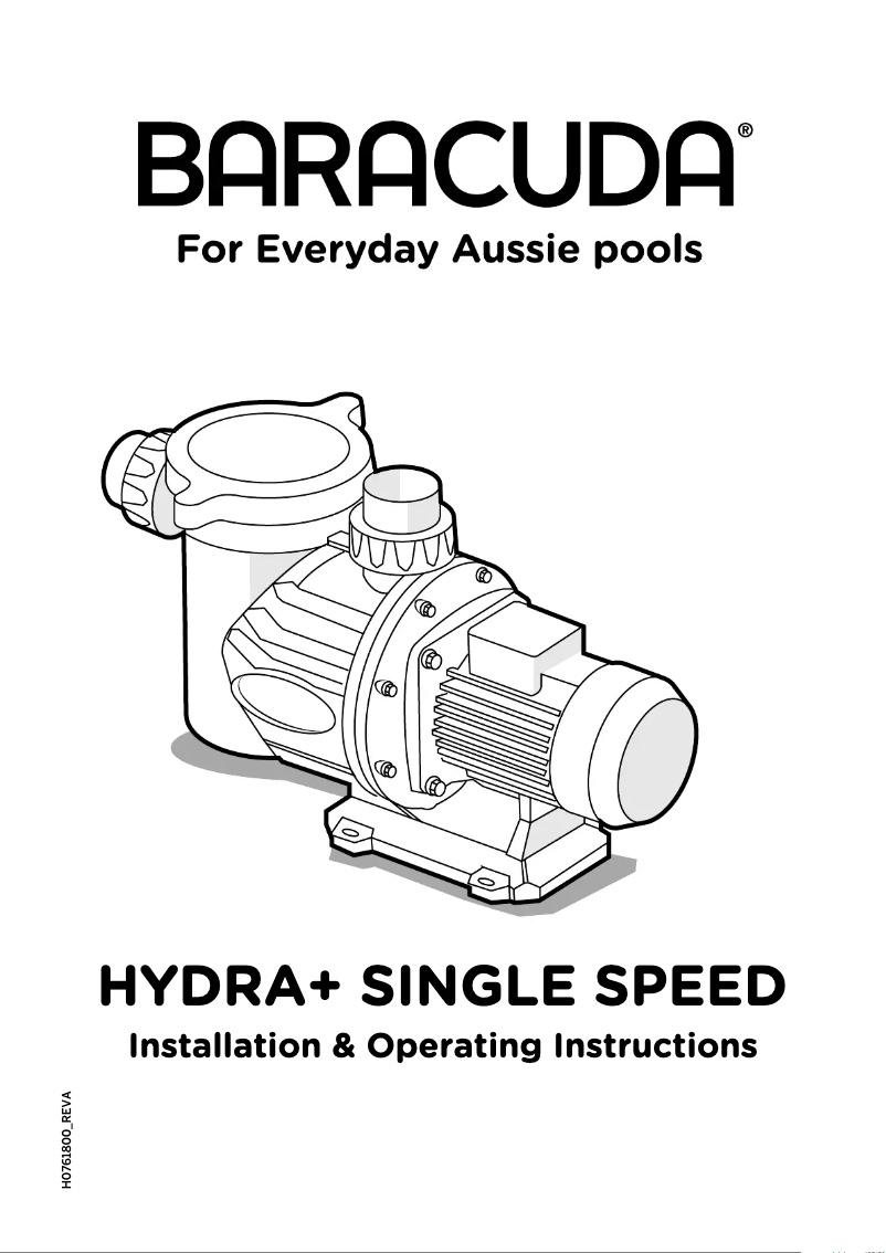 Image de la première page du manuel de l'appareil Hydra+