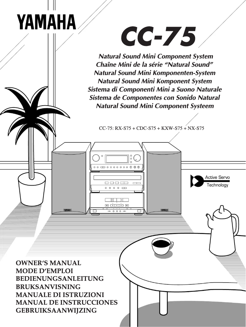 Page n°1 - Manuel utilisateur Yamaha CC-75