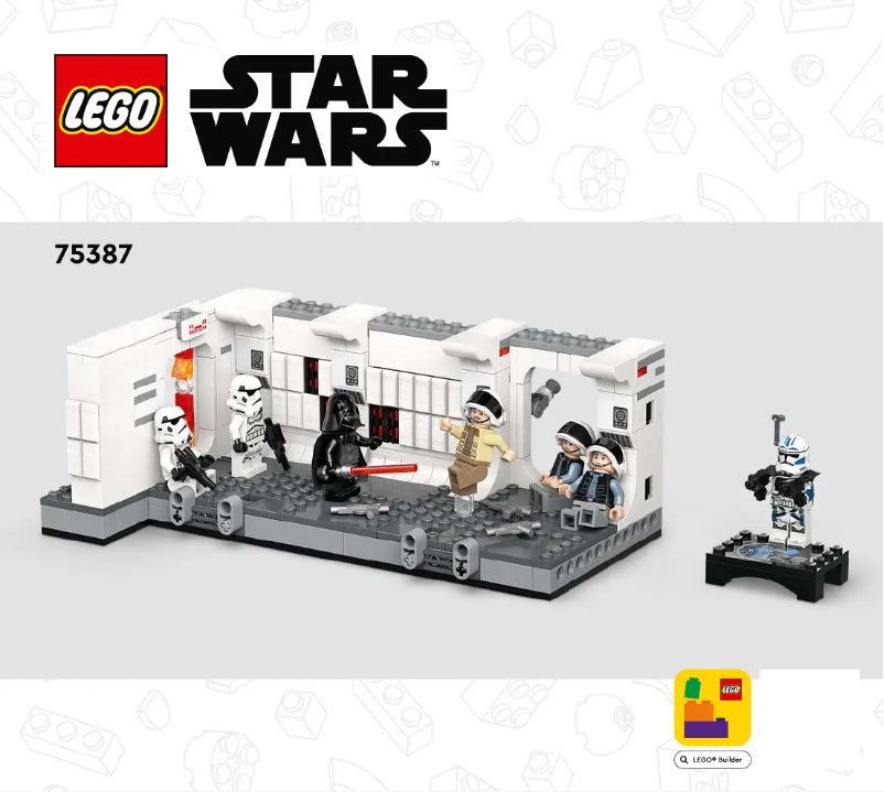 Page 1 de la notice Manuel utilisateur Lego Star Wars 75387