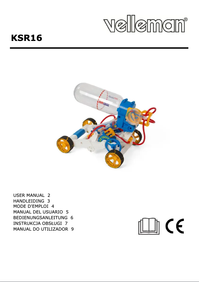 Image de la première page du manuel de l'appareil KSR16