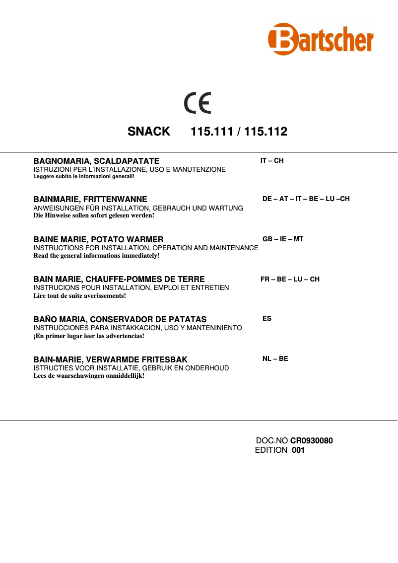 Image de la première page du manuel de l'appareil 115111